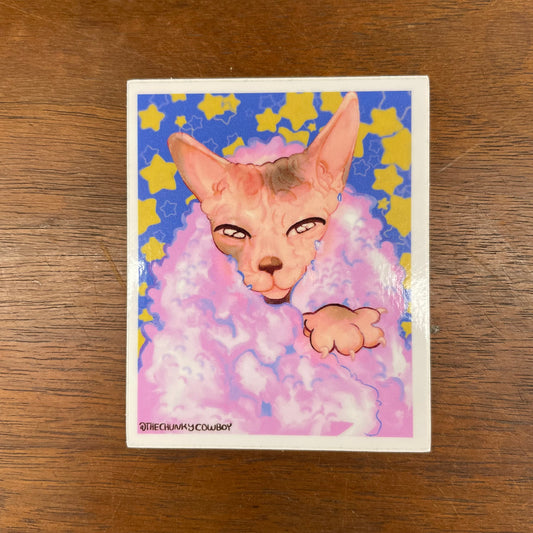 Jerry Sphynx Sticker