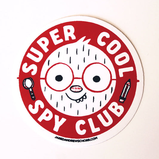 Super Cool Spy Club Sticker