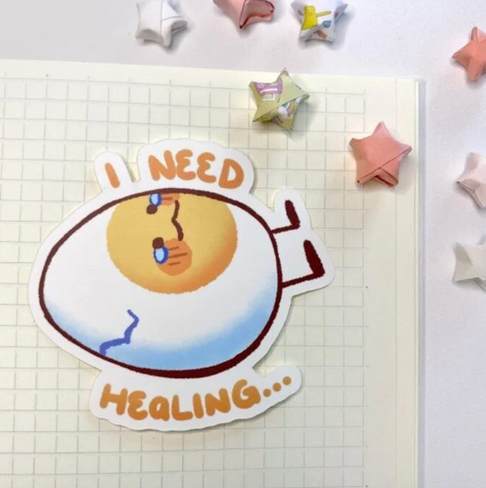 I Need Healing Egg Sticker