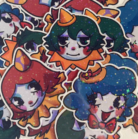 Clown Sticker