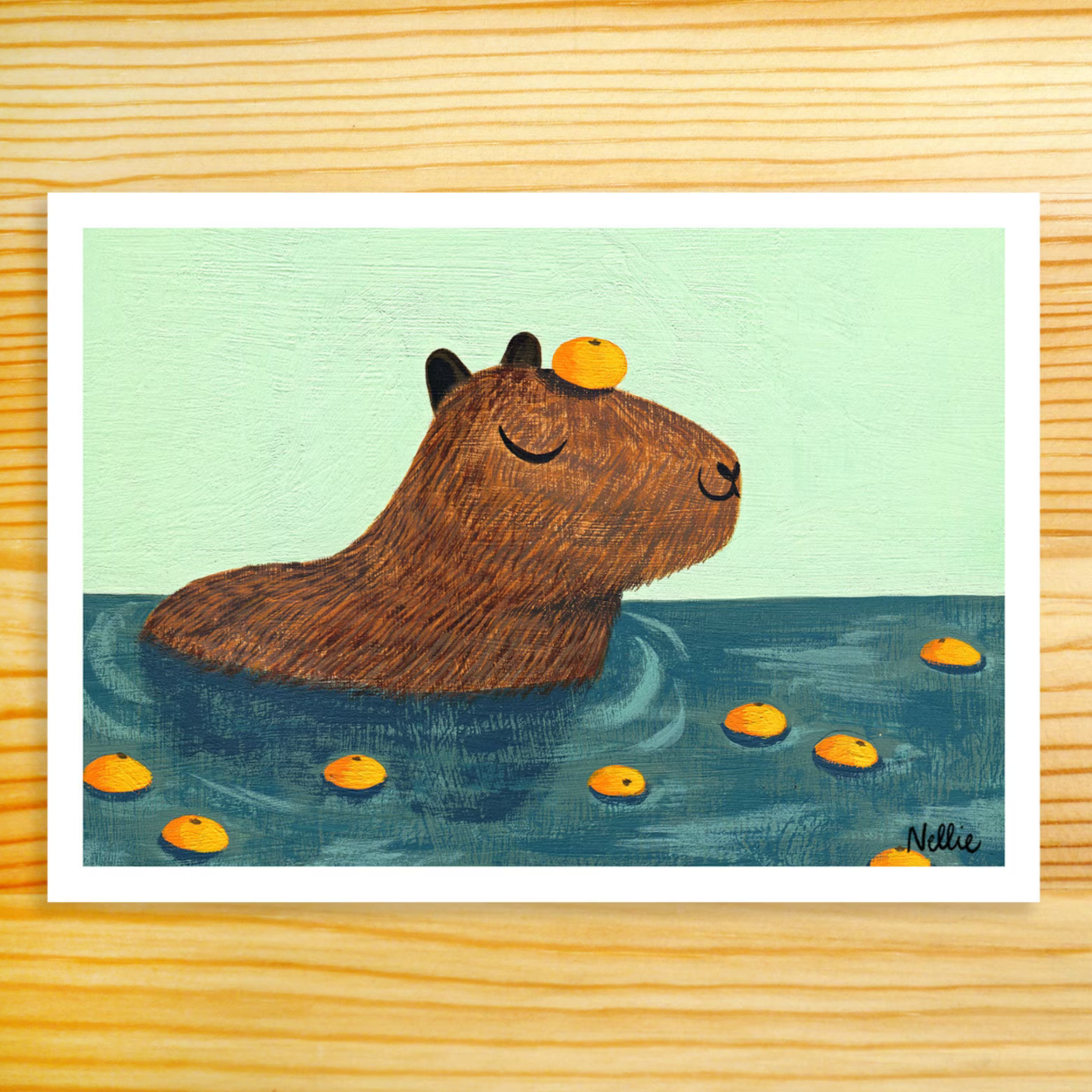 Capybara Art Print