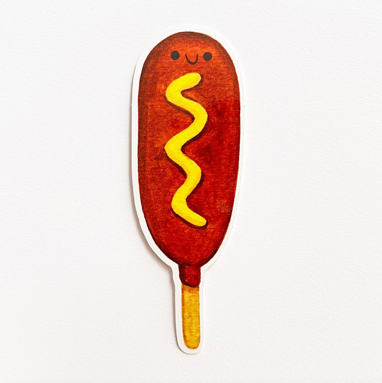 Corn Dog Sticker