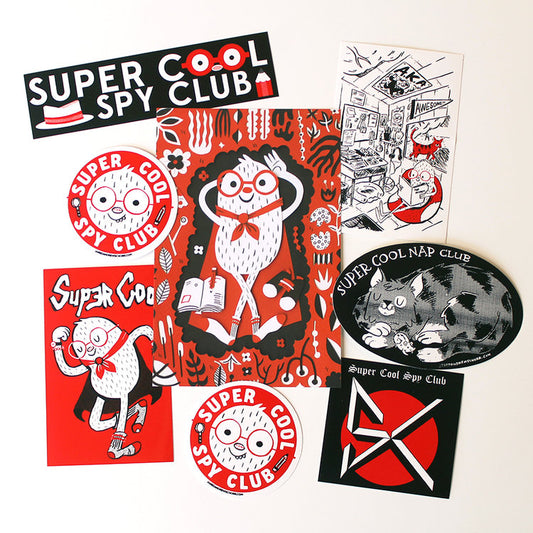 Super Cool Spy Club Sticker Pack