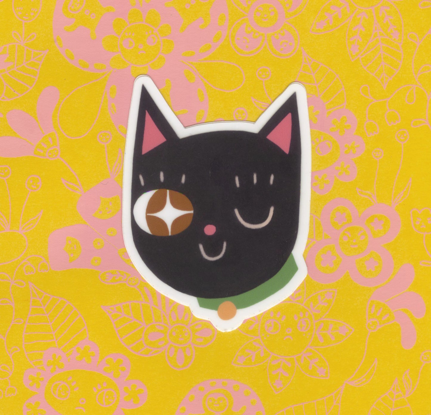 Cat Winking Stickers