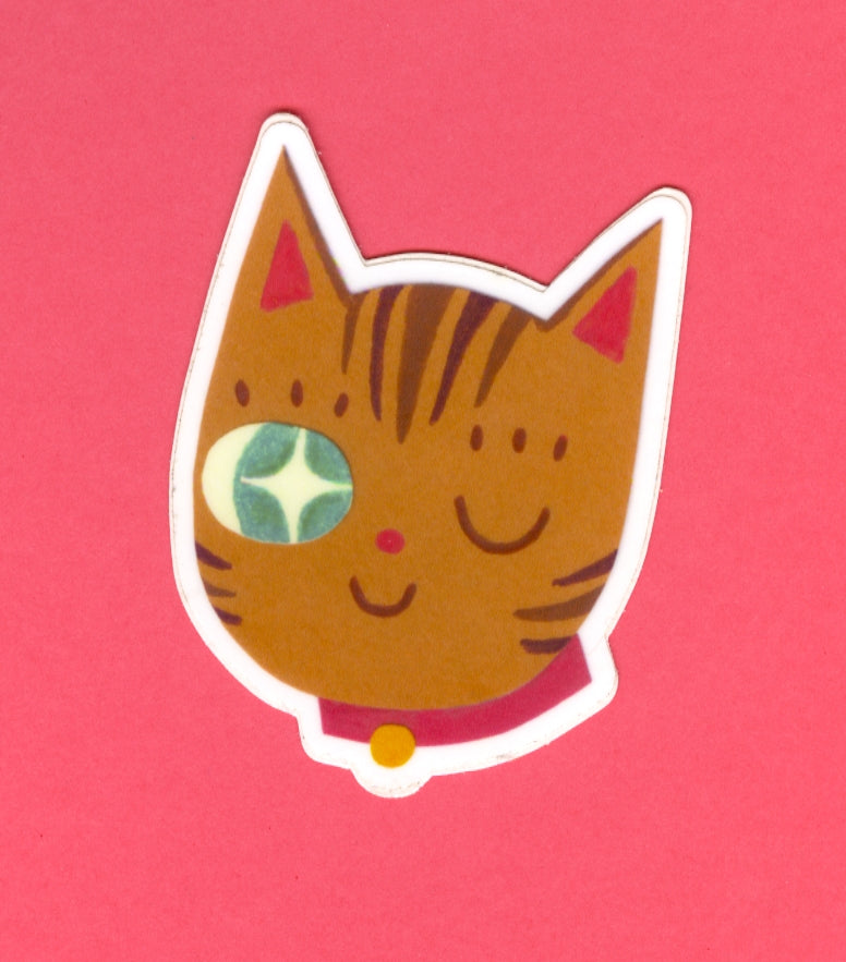 Cat Winking Stickers