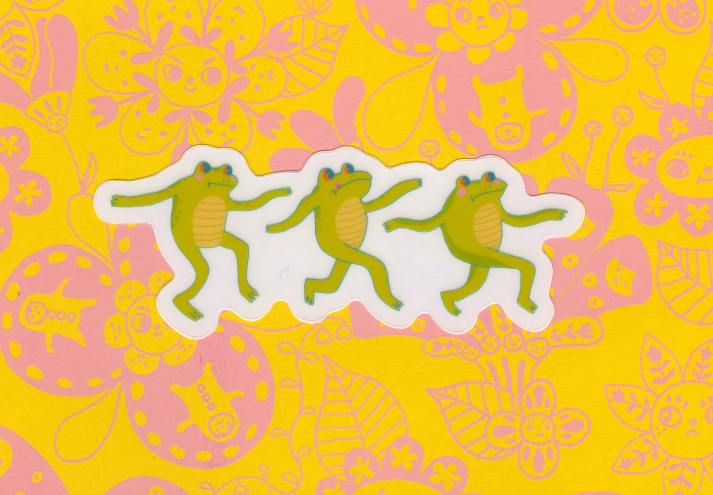 Frog Friends Sticker