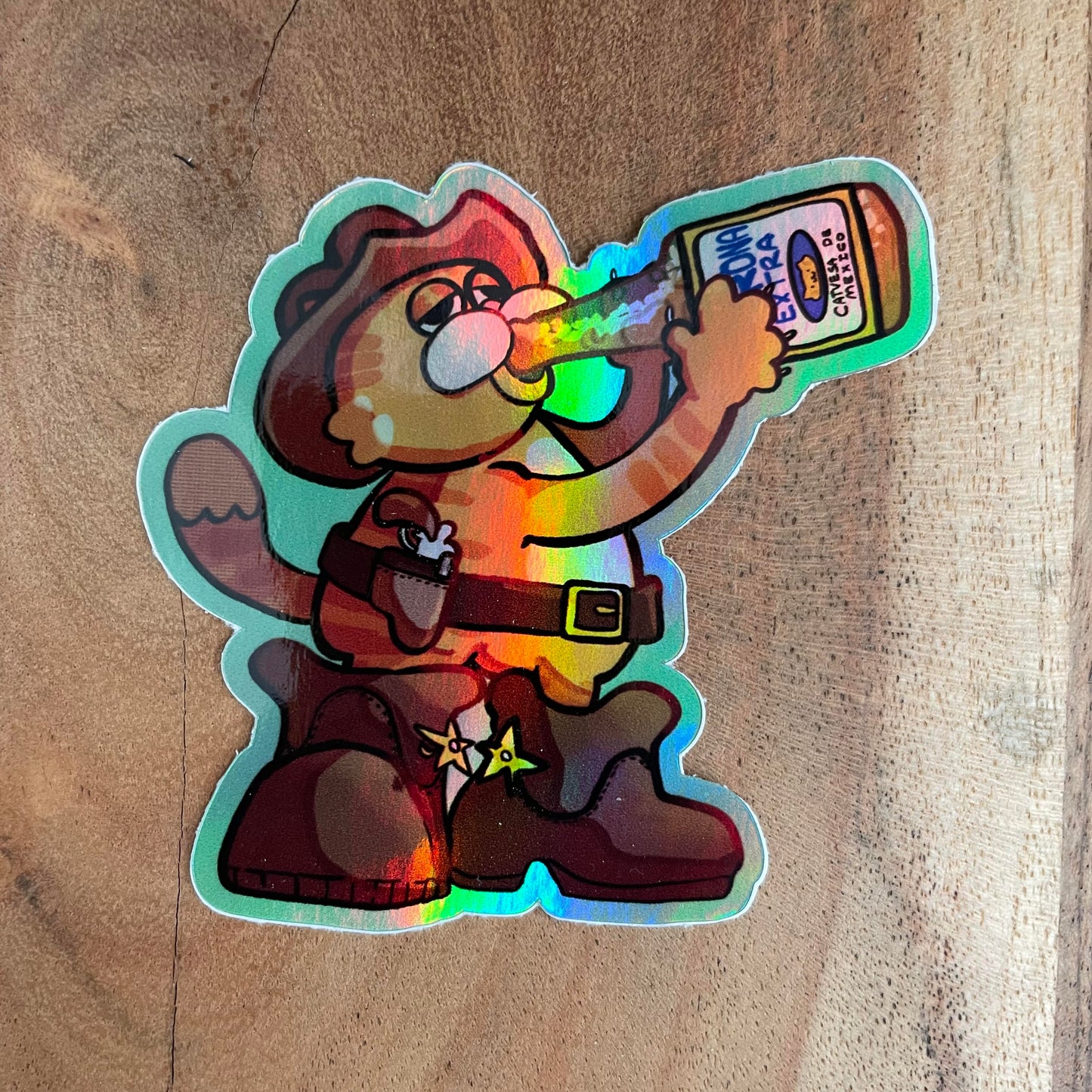 Catrona Holographic Sticker