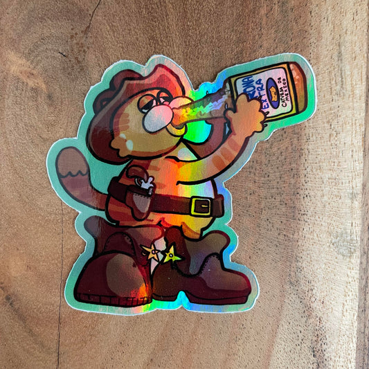 Catrona Holographic Sticker